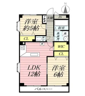 アンプルール フェール RACINE【1階】の間取り