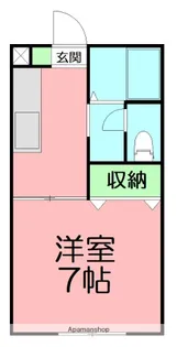 シャレオ湘南A【102号室】の間取り