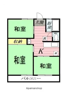 シティハイム湘南【1階】の間取り