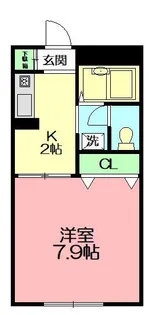 パークサイドテラス【102号室号室】の間取り