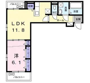 ベル アンジュ【3階】の間取り