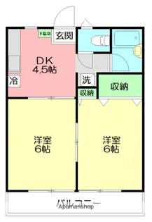 コーポラス石井【2階】の間取り
