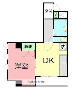 LAZ PARKHILLS【2ーD号室】の間取り