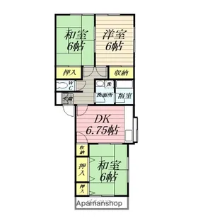 ヒルコート豊田【2階】の間取り