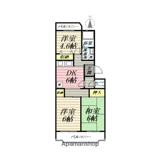 エトワールハイム【2階】の間取り