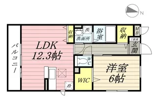 クレール湘南台Ⅱ【3階】の間取り