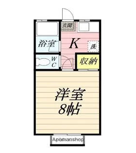 フラッツ清風【2階】の間取り