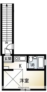 第2渡邉ハイツ【2階】の間取り