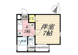 アルテミス江の島【3階】の間取り