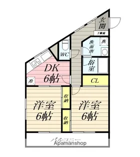 NALU鵠沼海岸【1階】の間取り