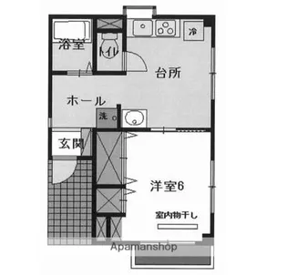 メゾン朝日【2階】の間取り