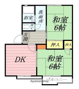 エクセール金子C【2階】の間取り