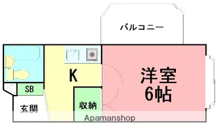 フリービング藤沢【5階】の間取り