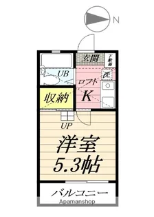 ドミール壱番館【2階】の間取り