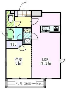 CUBE川名126【1階】の間取り