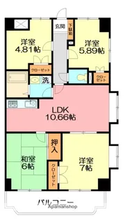 ツインベル・カトレア館【7階】の間取り