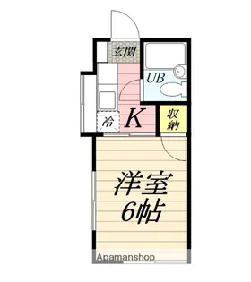 メゾンフジⅠ【1階】の間取り