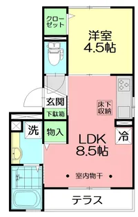 ロイヤルヒルズS【3階】の間取り