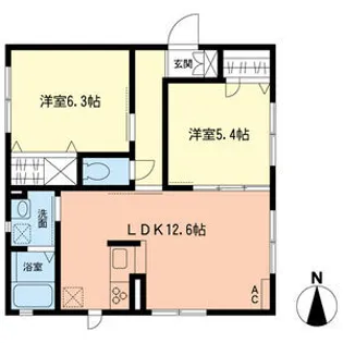アンダンテ【1階】の間取り