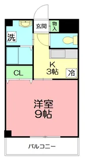 ケンハウス・秦野駅南口マンション【4階】の間取り