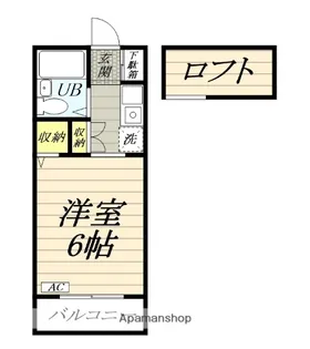 ルシャトー【2階】の間取り
