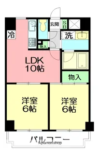 ストリームプラザ【6階】の間取り