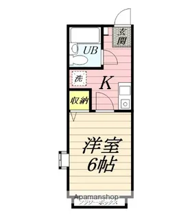 エステート金沢【1階】の間取り