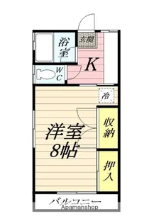 メゾンエンドレス【2階】の間取り