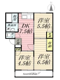 アルファルス2【1階】の間取り