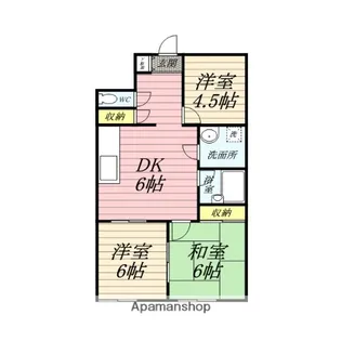 小泉ハイツ【2階】の間取り