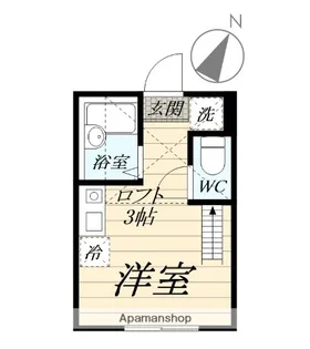 プライムテラス南林間Ⅲ【2階】の間取り
