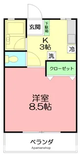 エスポワール平井【1階】の間取り