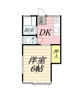 グリーンハイツ【1階】の間取り