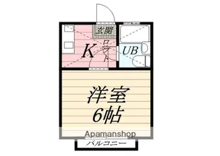 バーディーハウス鶴巻北【2階】の間取り
