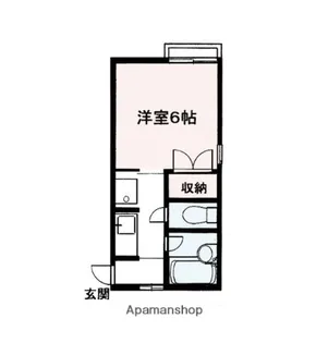 ホワイトレジデンスⅡ【2階】の間取り