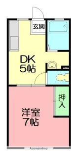 メゾンアイリス【1階】の間取り