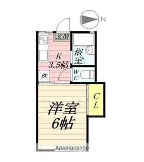 ハウスメモリアルⅤ【1階】の間取り