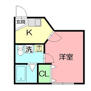 ベルウッド小田原【2階】の間取り