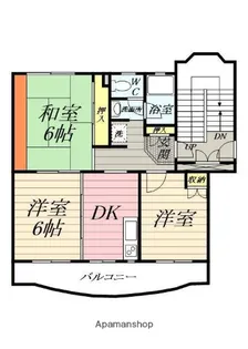 八幡台ヒルズ【1階】の間取り