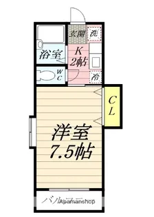 ブルーエイト【2階】の間取り