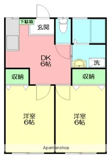 エーデルハイム【1階】の間取り