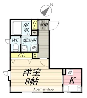 スコイアットリーノ【1階】の間取り