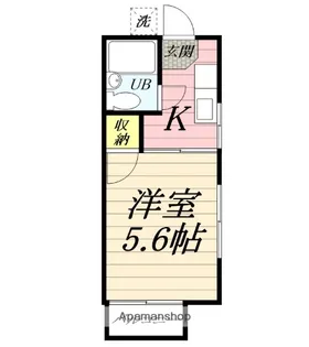 メゾンフジⅡ【2階】の間取り