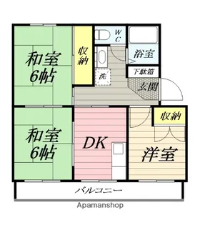 興津ハイツ【3階】の間取り