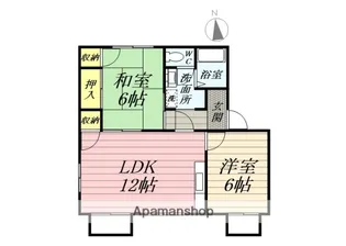 メゾン片山A棟【1階】の間取り