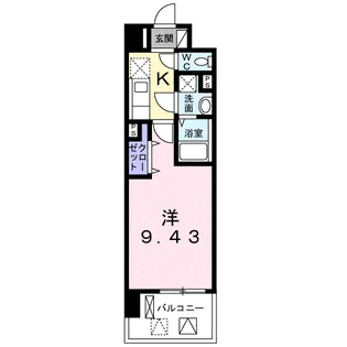 フィオーレ三の丸【6階】の間取り