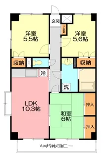 リヴェール正栄【2階】の間取り