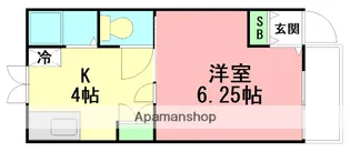 つゆきハイム【1階】の間取り