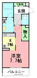 シャーメゾンゆめが丘壱番館【306号室】の間取り