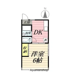 ハイツMI【2階】の間取り